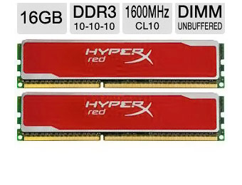 59% off Kingston HyperX Red KHX16C10B1R/8 16GB Desktop Memory