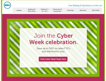 Dell Cyber Deals Week - Great Deals on PCs & More