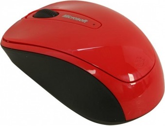 60% off Microsoft 3500 GMF-00175 Flame Red Gloss Mouse