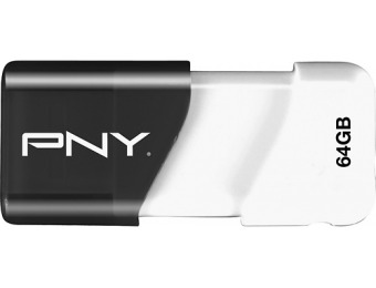 57% off PNY P-FD64GCOM-GE Compact Attaché 64GB Flash Drive