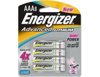 69% off Energizer Advanced Lithium AAA Battery (8-Pack)