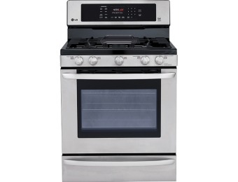 35% off LG Easyclean 30" Gas Convection Range - Stainless Steel