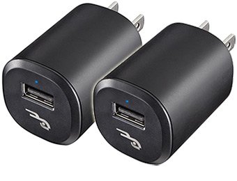 75% off Two Rocketfish Mobile USB Wall Chargers