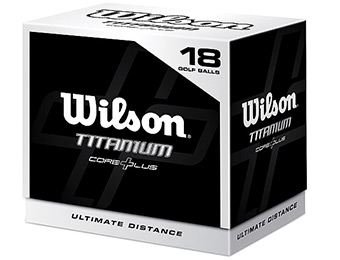 50% off Wilson Titanium Golf Balls (18 Pack)