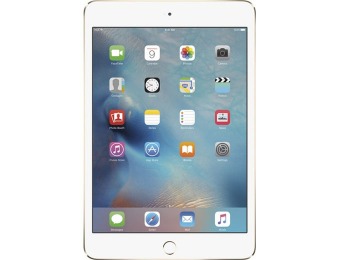 $100 off Apple iPad mini 4 Wi-Fi 16GB - Gold, Model: MK6L2LL/A