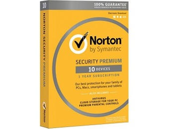 69% off Norton Security Premium - 10 Devices (PC/Mac Download)