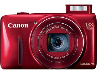 $100 off Canon PowerShot SX600 HS Wi-Fi 16MP Digital Camera