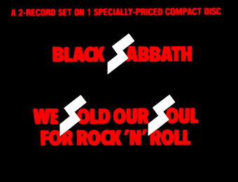 64% off Black Sabbath: We Sold Our Soul for Rock 'n' Roll Audio CD