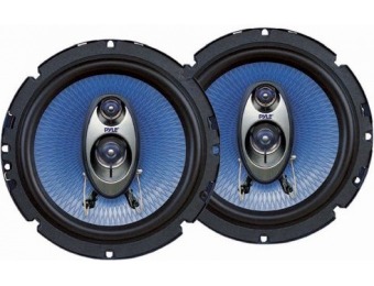 $40 off Pyle PL63BL 6.5-Inch 360-Watt 3-Way Speakers (Pair)