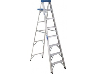 43% off Werner 8 ft. Aluminum Step Ladder with 250 lb. Load Capacity