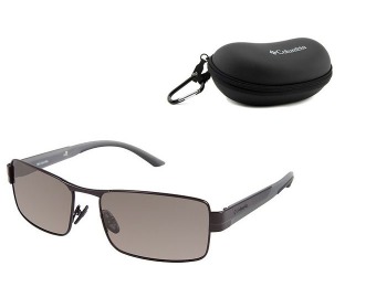 85% off Columbia Talus C01 Men's Polarized Sunglasses - Black/Grey