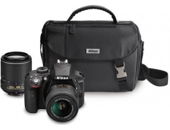 $503 off Nikon D3300 24.2 MP DX-Format DSLR Camera 2-Lens Kit