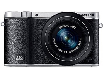 $200 off Samsung NX3000 Smart 20.3MP Mirrorless Digital Camera