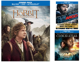Up to 72% Off New Release Blu-ray & DVD Hits like Hobbit & Argo