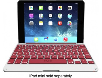 63% off Zagg IM2ZFN-RDB Zaggfolio Keyboard iPad Mini Case