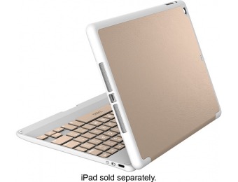 56% off Zagg ID5ZFN-RGB Zaggfolio Keyboard iPad Air Case - Rose Gold