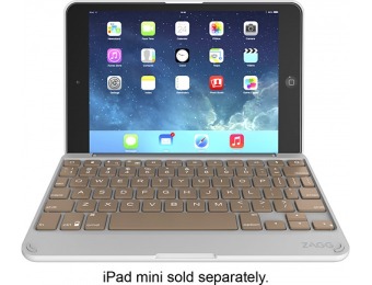 50% off Zagg IM2ZFN-RGB Zaggfolio Keyboard iPad Mini Case - Rose gold