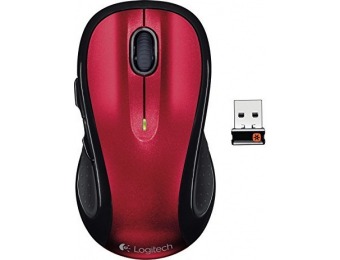 64% off Logitech M510 Wireless Mouse - Red (910-004554)