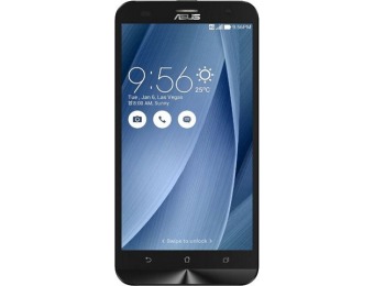 $51 off Asus ZenFone 2 Laser, 5.5" Silver Unlocked Smartphone, 32GB