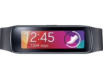 67% off Samsung Gear Fit Fitness Watch, Heart Rate Monitor (Refurb)