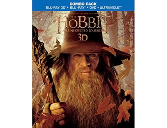 56% off The Hobbit: An Unexpected Journey Blu-ray 3D + DVD Combo