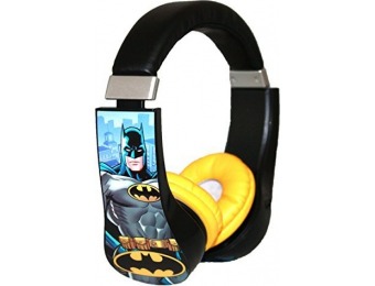 80% off Batman Kid Safe Over the Ear Headphones w/ Volume Limiter