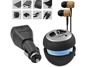 88% off Ematic EI030 11 pc Accessory Kit (speaker, chargers...)