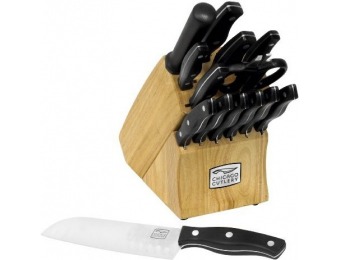 $58 off Chicago Cutlery Metropolitan 15-Pc Block Knife Set