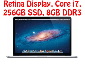 $400 off Apple MacBook Pro 15.4" MC975LL/A Retina Display Laptop
