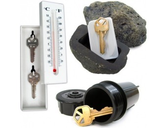 92% off Stalwart Hide a Key Set - Rock, Thermometer and Sprinkler