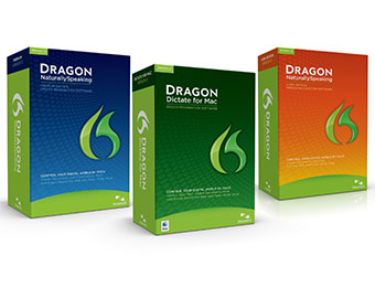 50% off Dragon Home Software (NaturallySpeaking 12 or Dictate 3)