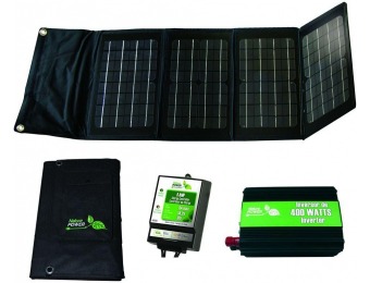 47% off Nature Power 40-Watt Folding Solar Panel Kit 55703