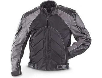 $70 off Mossi Elite Men's Motorcycle Jacket, Black / Gray