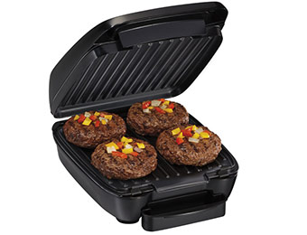 50% off Hamilton Beach Indoor Grill with Removable Grids