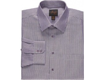 $102 off Joseph Spread Collar Cotton Wide Stripe Dress Shirt