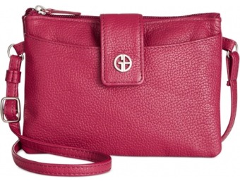 61% off Giani Bernini Leather Softy Accordion Crossbody Handbag