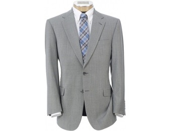 93% off Tropical Weave 2-Button Tailored Fit Suit w/ Plain Trousers