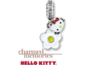 70% off Charmed Memories Hello Kitty Flower Charm Sterling Silver
