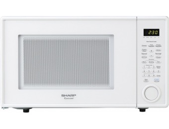 32% off Sharp R309YW 1.1 Cu. Ft. Mid-size Microwave - White