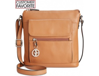 64% off Giani Bernini Pebble Leather Venice Crossbody Handbag