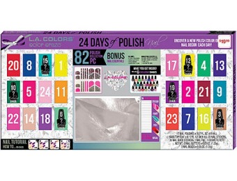 75% off LA Colors 24 Days of Polish 82-pc Nail Polish Gift Set