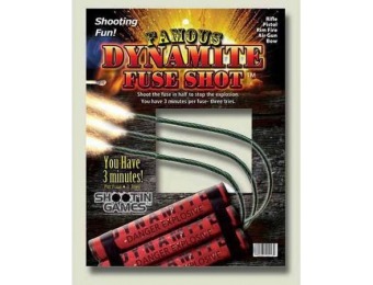 81% off Woody's Famous Dynamite Fuse Shot Target