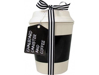 75% off Coffee Cup Canister Gift Set w/ Coffee