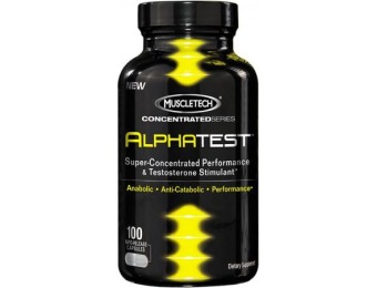 88% off MuscleTech AlphaTest Super-Concentrated Performance