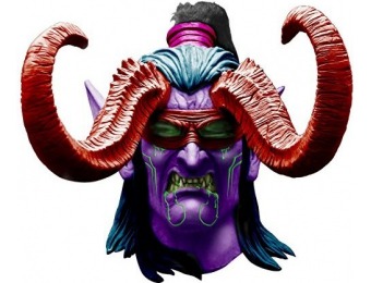 87% off World Of Warcraft Illidan Stormrage Deluxe Latex Mask