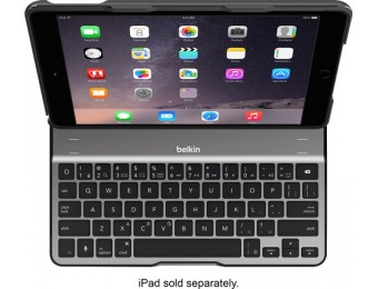 $70 off Belkin Ultimate Apple iPad Air 2 Keyboard Case, F5L178TTBLK
