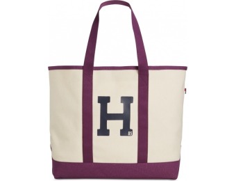 44% off Tommy Hilfiger Varsity Large Canvas Tote