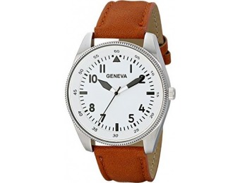 94% off Geneva 1673D-GEN Silver-Tone Men's Watch