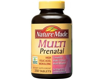 55% off Nature Made Prenatal Multi Vitamin Value Size, 250-Count