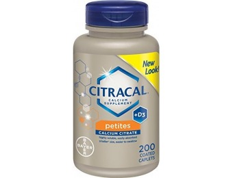 46% off Citracal Petites with Vitamin D3, 200-Count